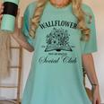 Wallflower Social Club Wildflower Social Club Book Lover Women's Comfort Colors T-Shirt Violet