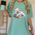 West Highland Terrier Books Dog Breed Westie Women's Comfort Colors T-Shirt Violet West Highland Terrier Books Dog Breed Westie Women's Comfort Colors T-Shirt Violet