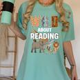 Wild About Reading Book Reader Book Nerd Book Reading Lover Premium Tri-Blend Women's Comfort Colors T-Shirt Violet