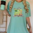 Wild About Reading Books Lovers Novelty Bookworm Library Day Women's Comfort Colors T-Shirt Violet