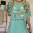 I Will Read Books On A Boat And Everywhere Reading Teachers Women's Comfort Colors T-Shirt Violet