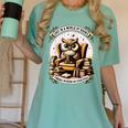 Wise Owl Reading Books Women's Comfort Colors T-Shirt Violet