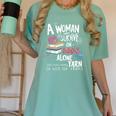 A Woman Cannot Survive On Books Alone She Also Needs Yarn Premium Women's Comfort Colors T-Shirt Violet A Woman Cannot Survive On Books Alone She Also Needs Yarn Premium Women's Comfort Colors T-Shirt Violet