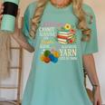 A Woman Cannot Survive On Books Alone She Also Needs Yarn Women's Comfort Colors T-Shirt Violet A Woman Cannot Survive On Books Alone She Also Needs Yarn Women's Comfort Colors T-Shirt Violet