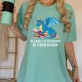 In A World Full Of Bookworms Be A Book Dragon Women's Comfort Colors T-Shirt Violet In A World Full Of Bookworms Be A Book Dragon Women's Comfort Colors T-Shirt Violet