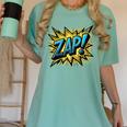 ZAP Comic Book Retro Artwork – Cartoon Collector Women's Comfort Colors T-Shirt Violet
