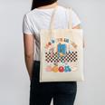 100 Days In The Books Celebration Retro School Canvas Tote Bag