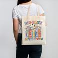 100 Days In The Books Reading Teacher 100th Day Of School Canvas Tote Bag