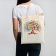 100th Day Of School Books Tree Reading Canvas Tote Bag