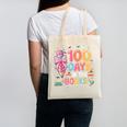 100th Day Of School Teacher Floral 100 Days In The Books Canvas Tote Bag 100th Day Of School Teacher Floral 100 Days In The Books Canvas Tote Bag