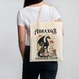 Abraxos Flower Garden Club Book Lover Fantasy Dragon Bookish Canvas Tote Bag