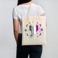 Ace Pride Book With Stars Moons And Magic Hand Canvas Tote Bag