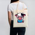Adorable Book Lover Cow With Reading Glasses Cute Canvas Tote Bag Adorable Book Lover Cow With Reading Glasses Cute Canvas Tote Bag