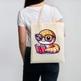 Adorable Book Lover Rattlesnake With Reading Glasses Cute Canvas Tote Bag Adorable Book Lover Rattlesnake With Reading Glasses Cute Canvas Tote Bag