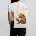 Alligator Snapping Turtle Reading A Book Canvas Tote Bag Alligator Snapping Turtle Reading A Book Canvas Tote Bag