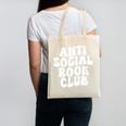 Anti-Social Book Club Canvas Tote Bag