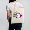 Asexual Book Lover LGBT Reading Pride Ace Flag Daisy Canvas Tote Bag Asexual Book Lover LGBT Reading Pride Ace Flag Daisy Canvas Tote Bag
