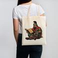 Attila The Hun Reading A Book Canvas Tote Bag Attila The Hun Reading A Book Canvas Tote Bag