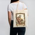 The Aunt Tarot Card Women Skeleton Aunty Book Lover Canvas Tote Bag