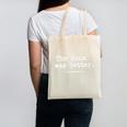 Author Typewriter The Book Was Better Canvas Tote Bag