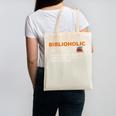 Biblioholic Definition Reading Nerd Book Lovers Geek Canvas Tote Bag