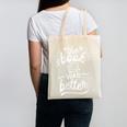 The Book Was Better Reader Teacher Librarian Reading Lovers Canvas Tote Bag