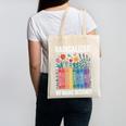 Book Flower Radicalized By Basic Decency Feminist Leftist Canvas Tote Bag