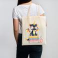 Book Lover Chibi Dragon With Big Red Glasses Bookworm Canvas Tote Bag