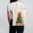 Book Lover Christmas Tree I Have No Shelf Control Canvas Tote Bag Book Lover Christmas Tree I Have No Shelf Control Canvas Tote Bag