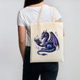 Book Lover Dragon Reading Cool Fantasy Women Girls Kids Men Canvas Tote Bag Book Lover Dragon Reading Cool Fantasy Women Girls Kids Men Canvas Tote Bag