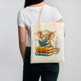 Book Lover Elephant Reading Books Library Read Books Be Kind Canvas Tote Bag