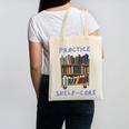 Book Lover Pun Practice Shelf-Care Canvas Tote Bag