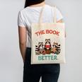 Book Lover Racoon Reading Bookish The Book Was Better Canvas Tote Bag Book Lover Racoon Reading Bookish The Book Was Better Canvas Tote Bag