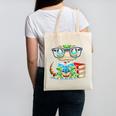 Book Lover Reading Iguana Canvas Tote Bag