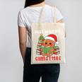 Book Reading Just Waiting For Christmas Gingerbread Canvas Tote Bag