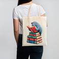 Book Reading Book Reader Manatees Sea Animal Sea Cow Manatee Canvas Tote Bag