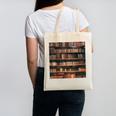 Book Book Shelves Library Canvas Tote Bag