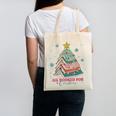 All Booked For Christmas Book Christmas Tree Lights Bookish Canvas Tote Bag