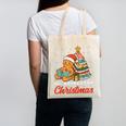 All Booked For Christmas Gingerbread Christmas Tree Book Kid Canvas Tote Bag
