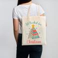 All Booked For Christmas Tree Book Bookish Christmas Canvas Tote Bag