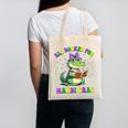 All Booked For Mardi Gras Crocodile Reading Book Teacher Canvas Tote Bag