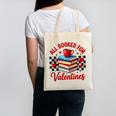 All Booked For Valentines Book Lovers Teacher Student Canvas Tote Bag