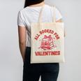 All Booked For Valentines Bow Heart Book Lover Valentine Day Canvas Tote Bag