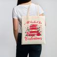 All Booked For Valentines Librarian Book Lover Teacher Canvas Tote Bag