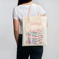 All Booked For Valentines Stacked Books Canvas Tote Bag