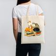 Bookish Cat Lover Cute Reading Squad Books & Kittens Love Canvas Tote Bag