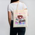 Books Coffee Yarn Lover My Favorite Things Canvas Tote Bag
