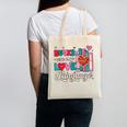 Books Are My Love Language Canvas Tote Bag