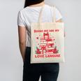 Books Are My Love Language Valentine Book Reading Teacher Canvas Tote Bag