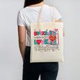 Books Are My Love Language Valentines Book Lover Librarian Canvas Tote Bag
